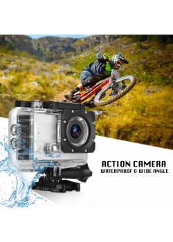 Bison Sports Action Camera Ultra HD Waterproof Diving Helmet Video Car DVR Pro